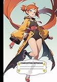 COMPOSITION NOTEBOOK: Anime Lovers' Tech Sketchbook Lined Notebook with Futuristic Flair