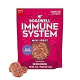 DOGSWELL Jerky for Immunity & Defense – Mini Grain Free Dog Jerky Treat and Immune System Support (4 oz. Duck),29244