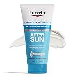 Eucerin Advanced Hydration After Sun Lotion for Face and Body, Enriched with Antioxidants, 24-Hour Hydration for Dry, Sun-Stressed Skin, 6.8 Fl Oz Tube