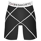 Coreshorts PRO 1.0 Performance Compression Shorts for Men & Women | Sports Short (BK, X-Large) Black
