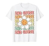 Groovy 2nd Grade Back To School First Day of Second Grade T-Shirt