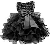 Jup'Elle Baby Girl Dresses Bithday Party Flower Girl Black Dress 18 Months