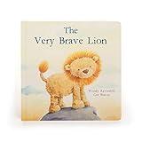 Jellycat The Very Brave Lion: A Baby Board Book Children's Book - Baby Gift