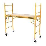 MetalTech Scaffolding Platform, Bakers Scaffold Ladder Roofing Equipment, 6 ft