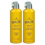 Got2b Glued Blasting Freeze Hairspray, 12 oz, Pack of 2