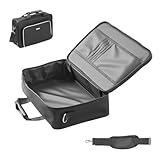 VEVOR PS5 Carrying Case, Travel Bag for Playstation 5 & PS5 Slim Waterproof Nylon, Soft Interior Lining & Padded Dividers for Extra Protection, Spacious Design with Carry Handle for Storage, Home