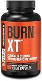 Jacked Factory Burn-XT Clinically Studied Fat Burner & Weight Loss Supplement - Appetite Suppressant & Energy Booster - with Acetyl L-Carnitine, Green Tea Extract and More - 60 Natural Diet Pills