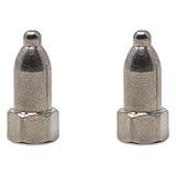 Educator Brand Only Contact Points Fits E-Collar Remote Dog Training Collars, Titanium, Long 3/4-Inch