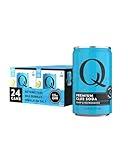 Q CLUB SODA - Club soda with Himalayan Salt - Ideal for Cocktails & Mocktails - No Sugar, Perfectly Carbonated, & Gluten-Free - 0 Calories - 7.5 Fl oz Seltzer Water Cans (Pack of 24)