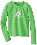 Kanu Surf Boy's Platinum Long-Sleeve Rashguard, Green, X-Small (6)