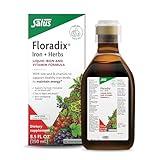 Floradix by Salus Iron & Herbs - Liquid Herbal Supplement for Energy Support* - Iron Supplement with Vitamin C & B Complex Vitamins - for Men & Women - 8.5 Fl Oz