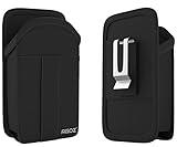 Zebra TC77 TC70 Scanner Holster, Agoz Rugged Carrying Case Pouch for Zebra TC75x, TC75, TC70x, TC70, TC72, TC77, M60, MC67 Handheld Barcode Touch Mobile Computer, Holder with Metal Clip & Belt Loops