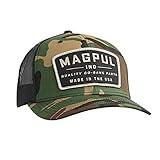 Magpul mens Snap Back Baseball Cap, One Size Fits Most Go Bang Trucker Hat Woodland Camo, US