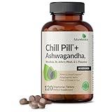 Futurebiotics Chill Pill + Ashwagandha, Rhodiola, St. John’s Wort, & L-Theanine - Non-GMO, 120 Vegetarian Tablets
