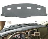 Yiz Dashboard Cover Dash Mat Pad Custom Fit for 2006-2008 Dodge Ram 1500 2500 3500,2009 Ram 2500 3500 4500 5500,2010 Ram 4500 5500 Without Cutout for Dash Speakers (06-08 Dark Gray) J16