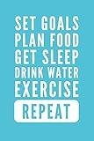 PLAN FOOD: 24 Hour Food Planner with Daily Journal Pages