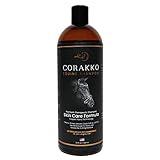 Corakko - Horse Shampoo - Premium Therapeutic Skin Care Formula - Nano-Copper Technology - Leaving Coat Conditioned & Protected against Skin Funk, Itching, Bites, & Preventing Skin Ailments - 32oz