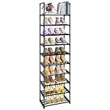 OYREL Shoe Rack, Sturdy Metal Shoe Rack Organizer,Narrow Shoe Racks for Closets,Shoes Rack,Shoe Stand,Shoe Shelf