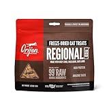 ORIJEN Freeze Dried Cat Treats, Grain Free, High Protein, Raw Animal Ingredients, Regional Red, 1.25oz Bag