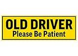 Rogue River Tactical Sarcastic Large Funny Auto Window Decal Bumper Sticker Old Driver Please Be Patient Car Truck RV