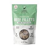 Canine Cravers Single Ingredient Dog Treats – Premium Beef Fillets - Human Grade Air Dried Hypoallergenic Pet Food – Grain, Gluten, and Soy Free – 100% All Natural - 5.3 oz