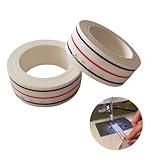 HONEYSEW 1/4" Seam Diagonal Seam Tapes 10Yard Each Roll Sewing Basting Tape for Stitching Straight Diagonal Seams Instruction Tool Seamingly Accurate Seam Guide for Sewing Machines (2)