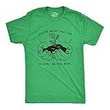 Mens Funny Gardening Shirt – Never Too Old to Play in The Dirt Tee – Plant Lover Gift for Gardeners Nature Enthusiasts and Outdoor Adventures – Eco Friendly Graphic T-Shirt Green L