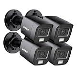 ANNKE 4 Pack 1080P HD TVI Home Security Camera Outdoor Indoor, 1920TVL, IP66 Waterproof, Night/Day Vision, Surveillance CCTV Bullet Cam