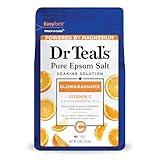 Dr Teal's Salt Soak with Pure Epsom Salt, Glow & Radiance with Vitamin C & Citrus Essential Oils, 3 lbs