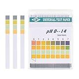 PH Test Strips 0-14, 100PCS Universal PH Measure Paper Ph-Indicator Strip to Test Drinking Water, Food, Pools, Aquariums, Saliva, Urine, Lab Monitoring