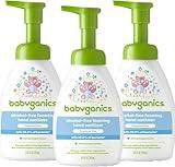 Babyganics Alcohol-Free Foaming Hand Sanitizer, Pump Bottle, Fragrance Free, 8.45 oz, 3 Pack