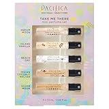 Pacifica Beauty, Take Me There Spray Perfume Trial Set, 5 Scents, Fragrance Sampler Gift Set, Natural & Essential Oils, Clean, Vegan & Cruelty Free