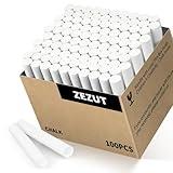 ZEZUT White Chalk 100PCS, Low Dust Chalks Stick Bulk for Chalkboard Blackboard Non-Toxic