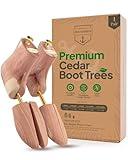 HOUNDSBAY Boot Trees, Cedar Boot Tree for Men, Shoe Tree for Boots, Boot Stretcher & Shaper (Pack of 1)