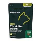 VetriScience 27+ Active Health Chews, Nu Cat Daily Multivitamin for Cats and Kittens, Balanced Vitamins, Minerals and Antioxidants, Health and Wellness Support, Fish, 30 Count