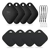 Air Tracker Tag 4 Pack Bluetooth Luggage Tracker tag Locator Works with Apple Find My,Smart Tracker for Suitcase, Bag, Backpack, Wallet,Replaceable Battery Smart tag Item Finder