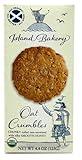 Island Bakery Organic Oat Crumbles – Traditional Oat Biscuits, Organic Oat Cookies, Made in Scotland 4.4 Ounce