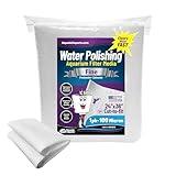 Aquatic Experts Aquarium Polishing Filter Pad, Water Polishing Pad for Aquarium Filters, Filter Floss for Fish Tank Filters, (100 Micron, 24" x 36" - 1 Pack)