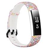 Baaletc Silicone Rubber Replacement Accessory Band/Wristband Bracelet Strap with Buckle Compatible for Fitbit Alta/HR/Ace Fitness Tracker