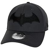 New Era Batman Hush Symbol 39Thirty Fitted Hat- Medium/Large Gray