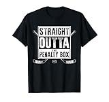 Ice Hockey Player Gift Straight Outta The Penalty Box T-Shirt