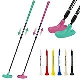THIODOON Golf Putters for Men and Women Two-Way Kids Putter Mini Golf Putter for Right or Left Handed Golfers Adjustable Length Golf Putter Suitable for Children, Teenagers and Adults
