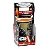Snackeez Jr - Drinkware Kid's Combo Cup 2-In-1 Snack & Drink Cup Star Wars 7 Movie Edition As seen on tv (Chewbacca)