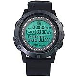 Sports Referee Watch Football Soccer Game Coach Referee Timer with Stainless Steel Buckle & Referee Whistle with Finger Grip