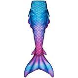 Fin Fun Atlantis Adult Wear-Resistant Mermaid Tail Skin, Monofin Insert Not Included - Adult & Teen Sizes
