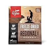 ORIJEN Grain Free, High Protein Freeze Dried Dog Food & Topper, Regional Red Recipe, 16oz Bag