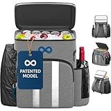 Everlasting Comfort Insulated Cooler Backpack - 54 Can, Leakproof Liner, Waterproof Zipper, Soft Backpack Cooler Bag for Men and Women - Beach, Picnic, Camping, Lunch