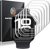 LK 6 Pack for Apple Watch Series 10 Screen Protector 46mm, [Flexible TPU Not Glass] Self-Healing, Max Coverage, Bubble Free, HD Clear Screen Protector for iWatch Series 10 46mm, Anti-Scratch