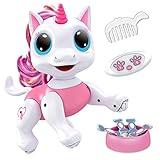 Power Your Fun Robo Pets Unicorn Toy for Girls and Boys - Remote Control Robot Toys with Interactive Hand Motion Gestures, STEM Programmable Treats, Walking, Dancing Robot Unicorn Kids Toy (Pink)