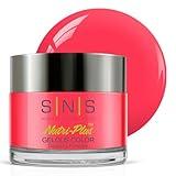 SNS Nail Dip Powder, Gelous Color Dipping Powder - Ooh La La Summer (Pink Orange/Coral, Cream) - Long-Lasting Dip Nail Color Lasts 14 Days - Low-Odor & No UV Lamp Required - 1 OZ